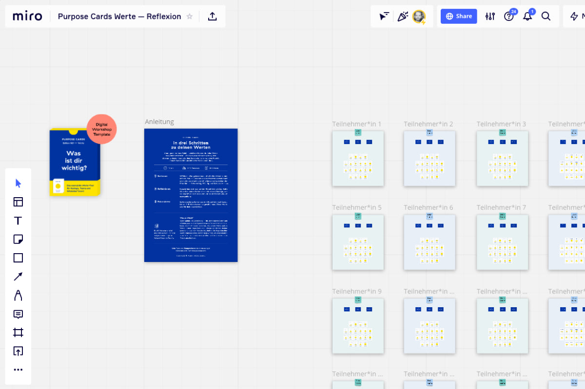 Principles Workshop Cards for Miro